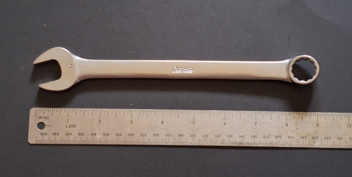 Snap-on 17mm 12PT Metric Combination Wrench OEXM170 1986 Vntg. USA