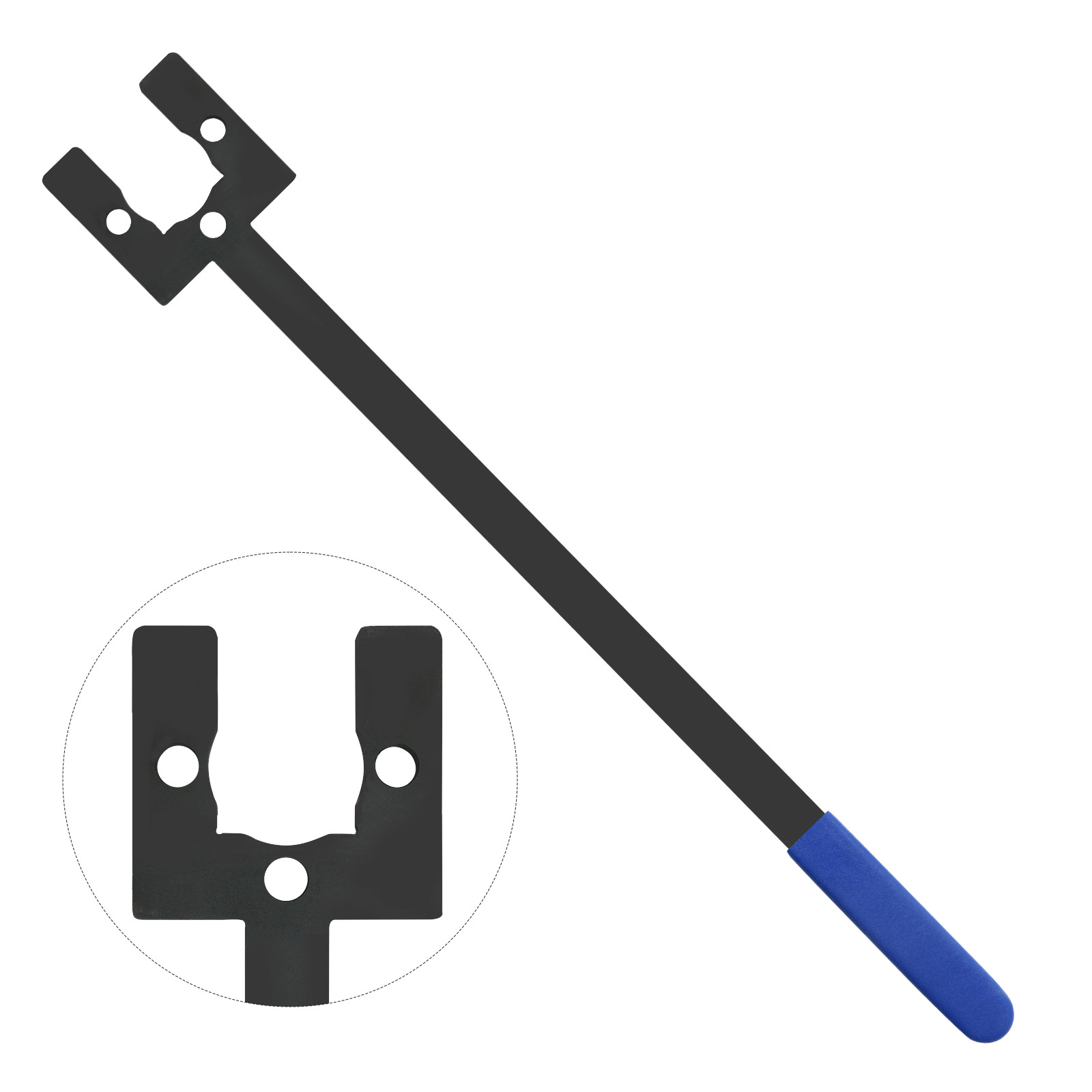 Fan Clutch Nut Wrench Tool Viscous Fan Spanner Wrench Tool, Compatible with Land