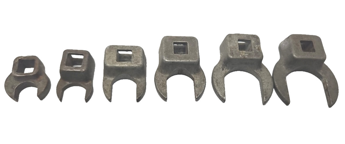 Military SAE Crowfoot Wrench Socket Set Mixed USA 1/2″9/16″5/8″3/4″11/16″1-3/16