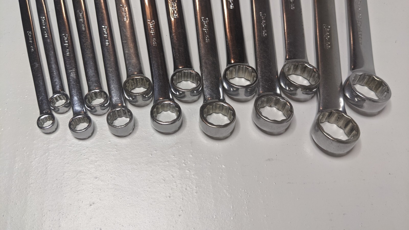 Snap-On OEXM 6mm-19mm 12-Point Metric Flank Drive Short Combination Set