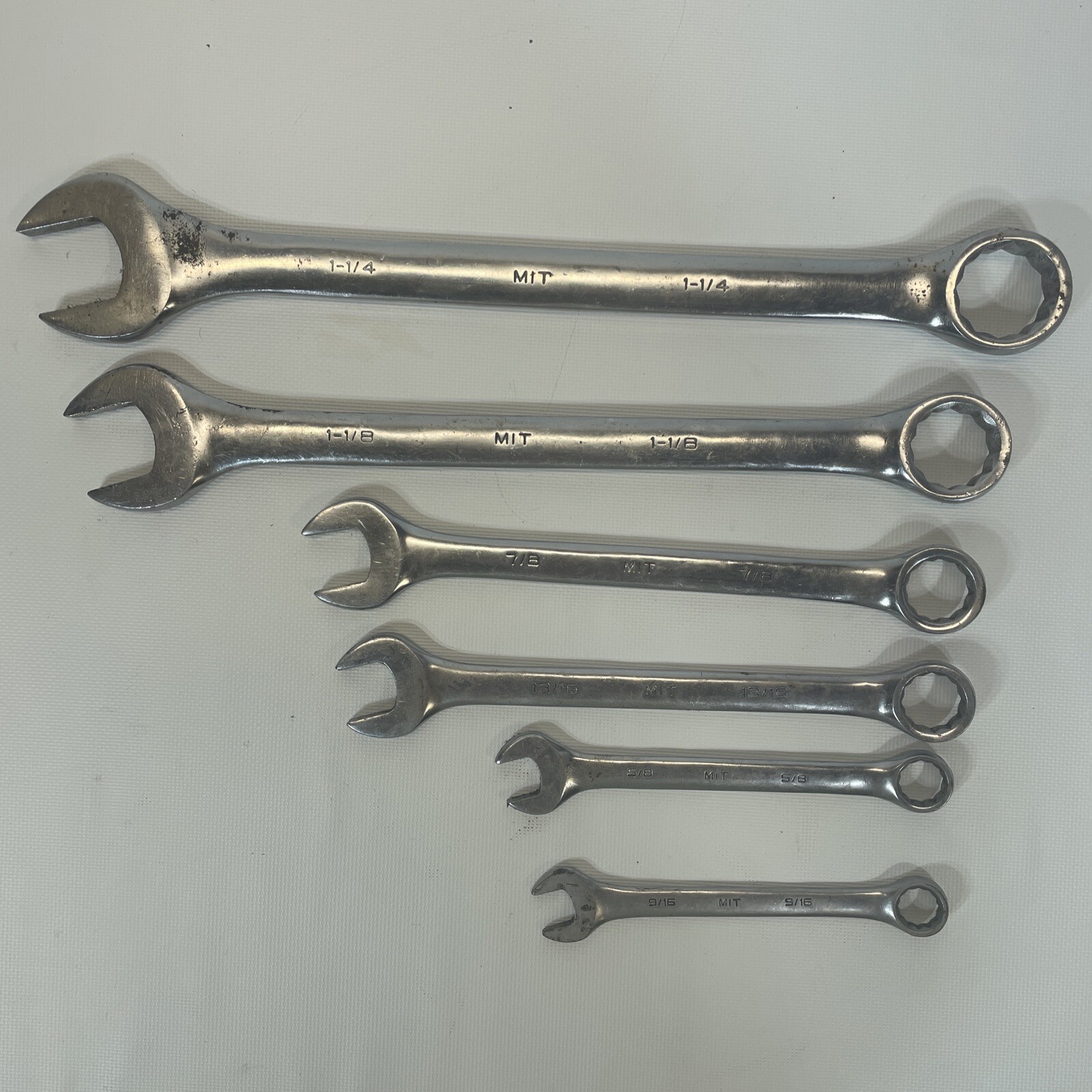 6 Piece MIT SAE Box Wrench Set 9/15 – 1 1/4”