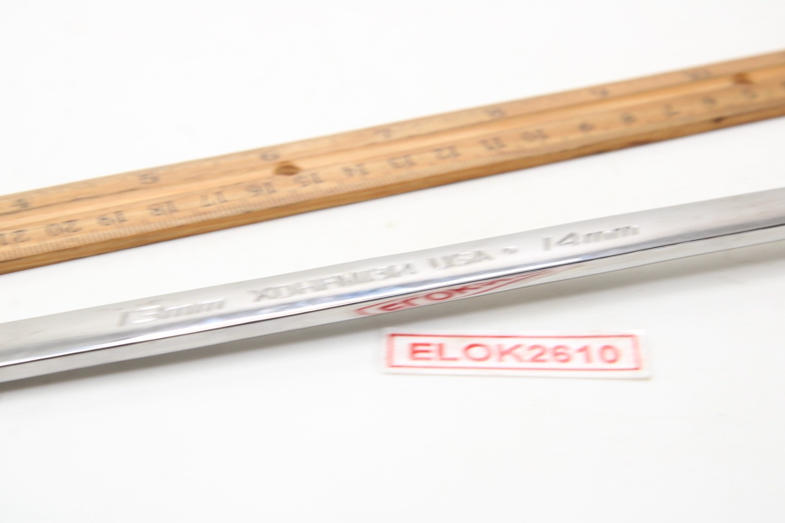 Snap-on XDHFM1314 13x14mm 12 Pt. Metric 0° Offset Box Wrench 11″ Long USA