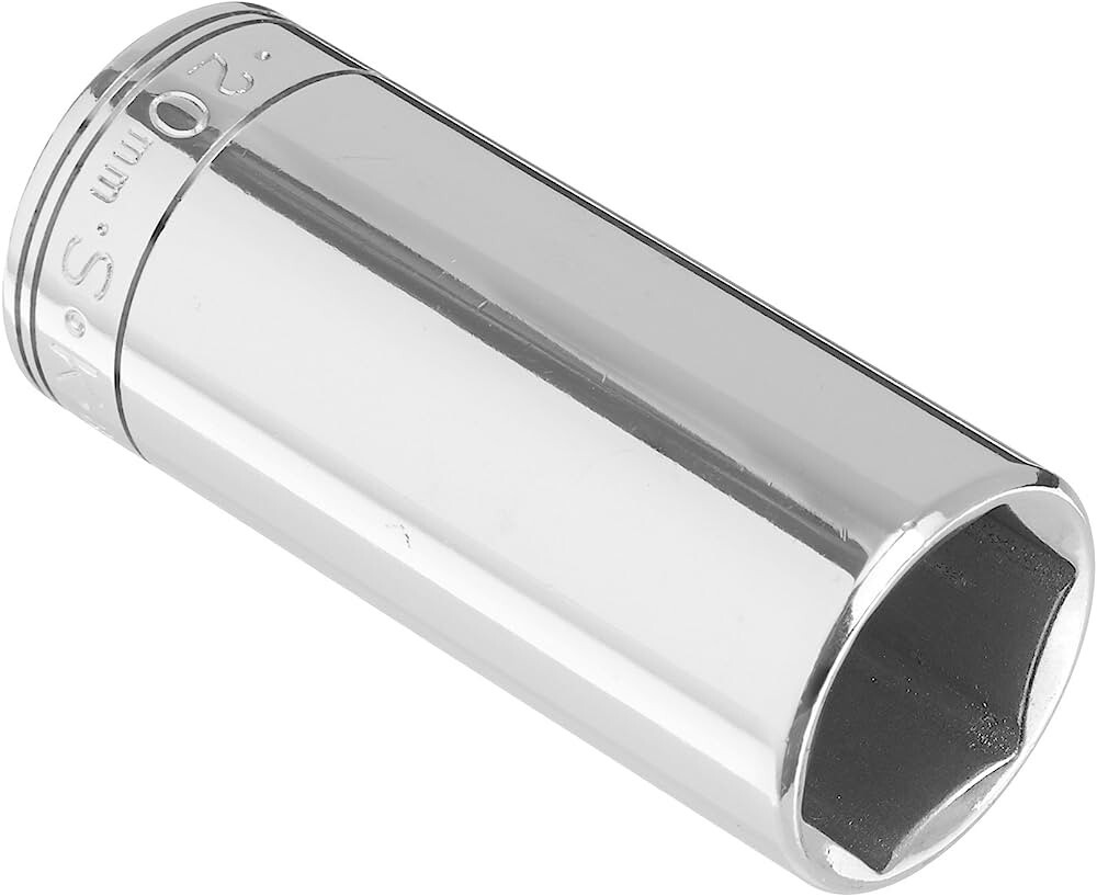 SK Hand Tools 8420 3/8″ Dr. 20mm 6pt Extra Deep Metric Chrome Socket
