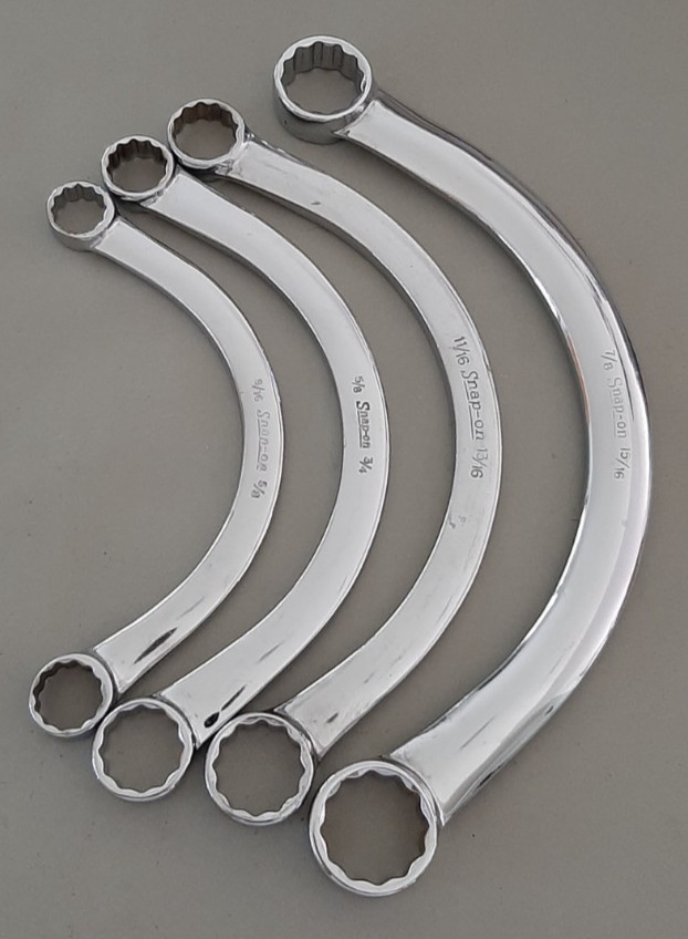 Snap-On HALF MOON SAE 12pt Point Wrench Set 9/16 to 15/16 CX1820 2024 2226 2830