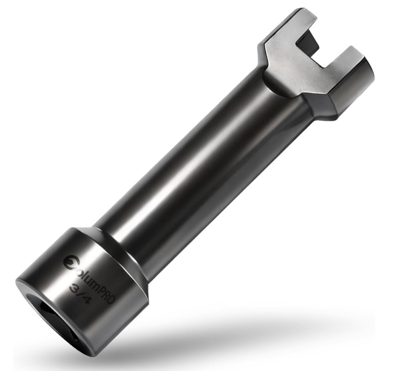 Vaso para Canal Unistrut 19 mm 1/2» Impacto Cr-Mo 108 mm Negro