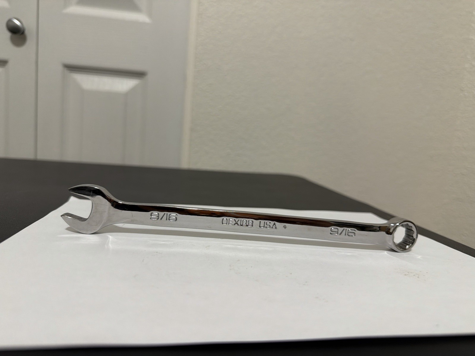 Snap-On Tools USA 12 Point SAE Size 9/16″ Flank Drive Combination Wrench OEX18B