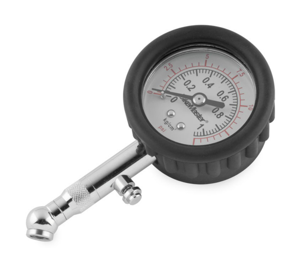 BikeMaster 151505 Dial Tire Pressure Gauge 0-15 PSI