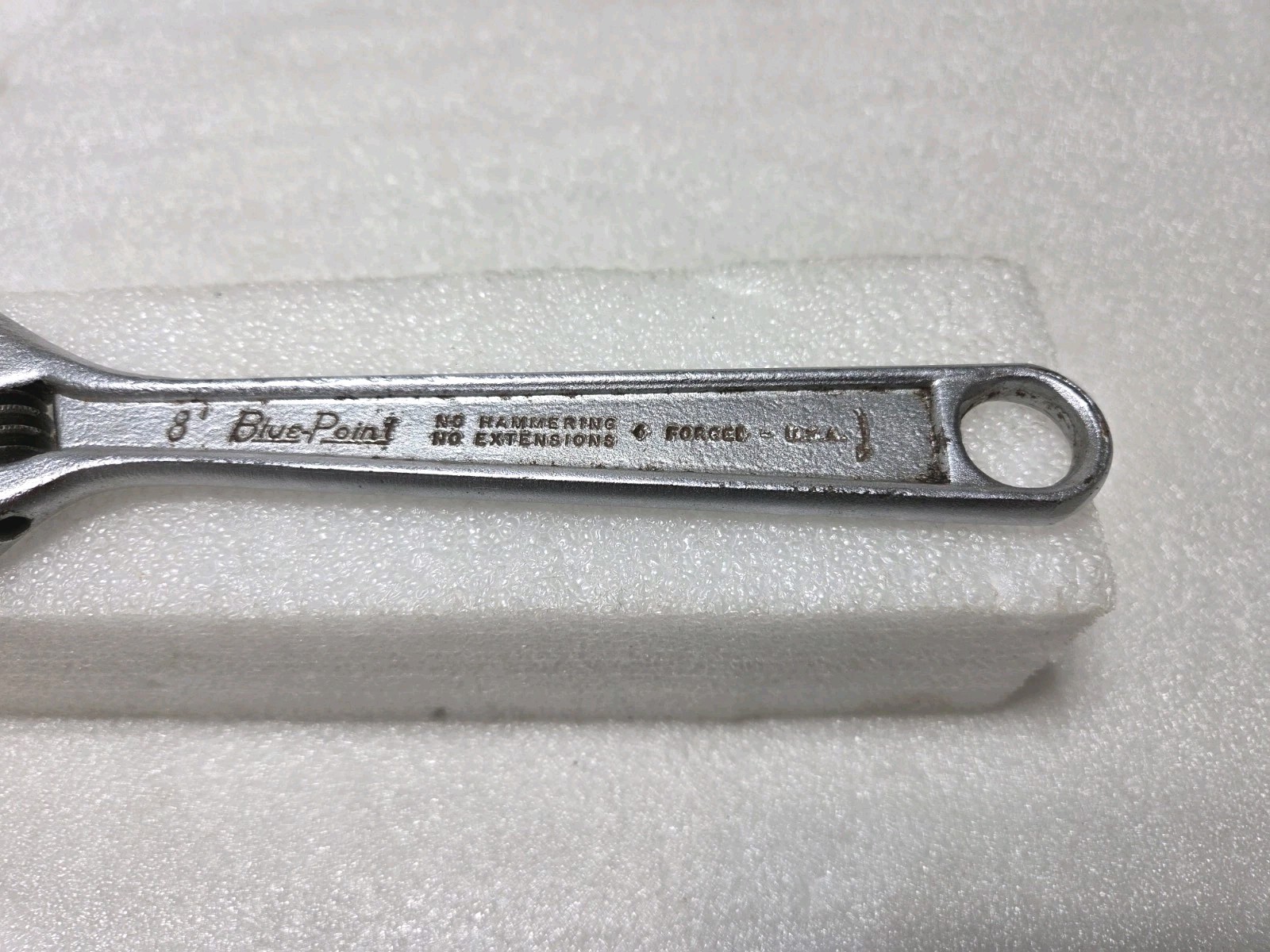Blue-Point 8″ Adjustable Wrench, Crescent Wrench 8″, Forged USA