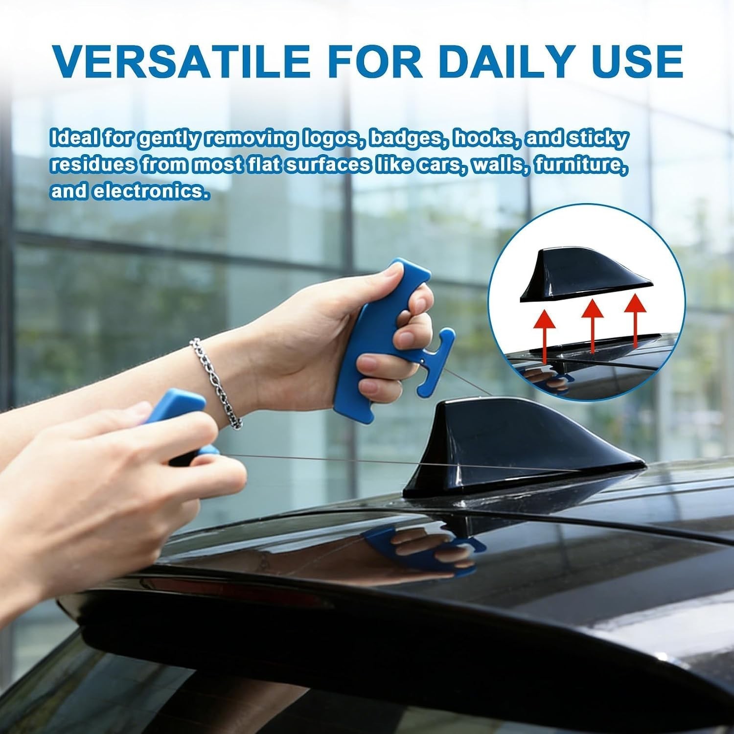 Universal Car Badge Removal Tool Set – Ergonomic Design for Safe Emblem Removal