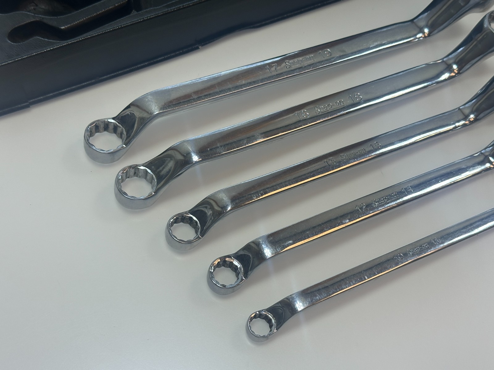 🇺🇸 Snap-on Tools 5pc Metric 60° Deep Offset Double Box End Wrench Set, XOM605