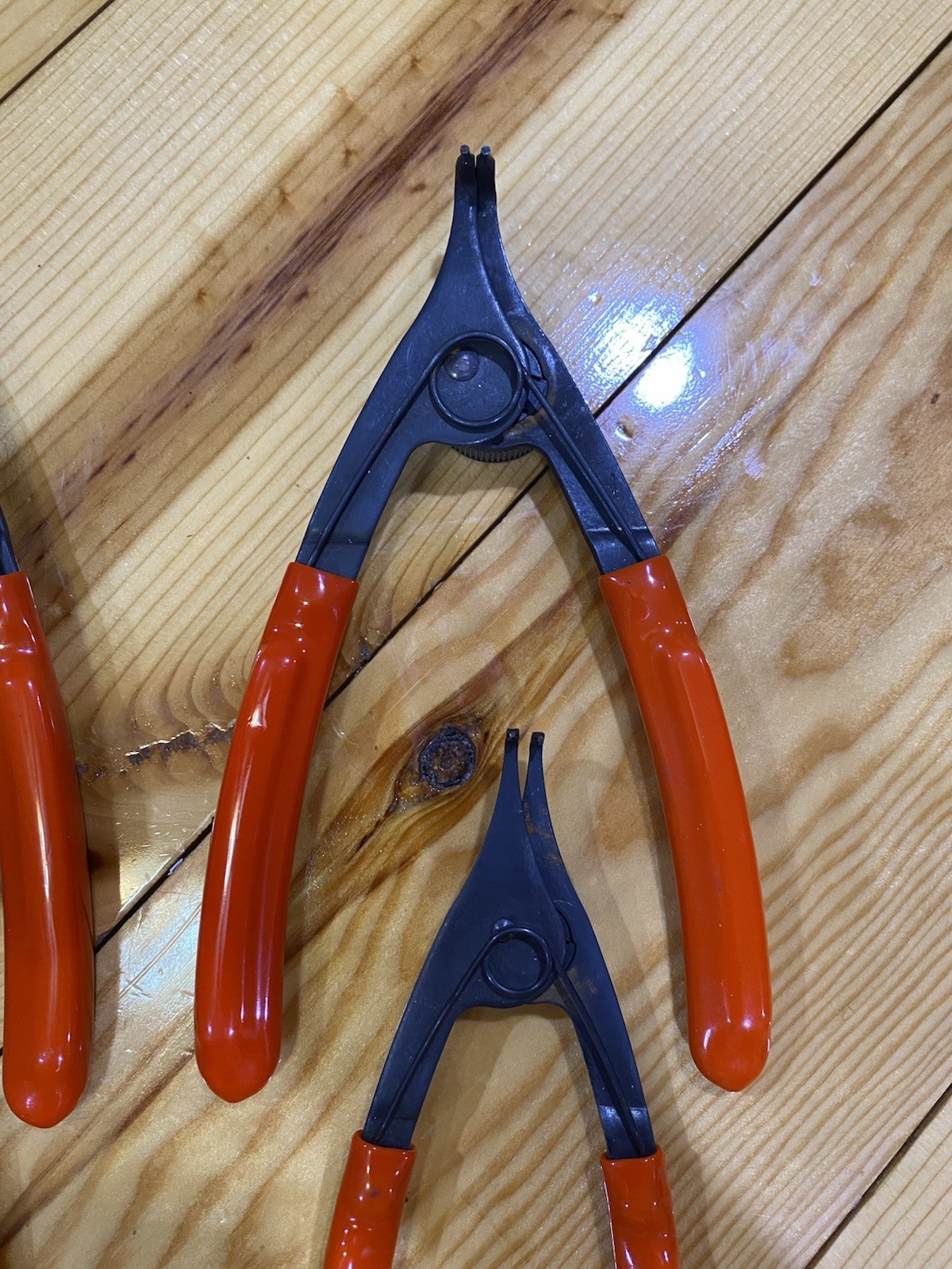 Snap-On 4pc convertible Snap ring pliers set PRH129, PRH349, PRH34 & PRH12
