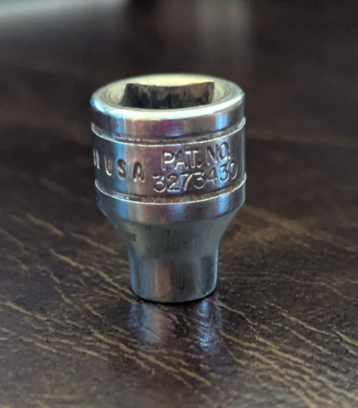 Snap-on FS081 3/8″ Drive 1/4″ SAE 6-Point Shallow Socket