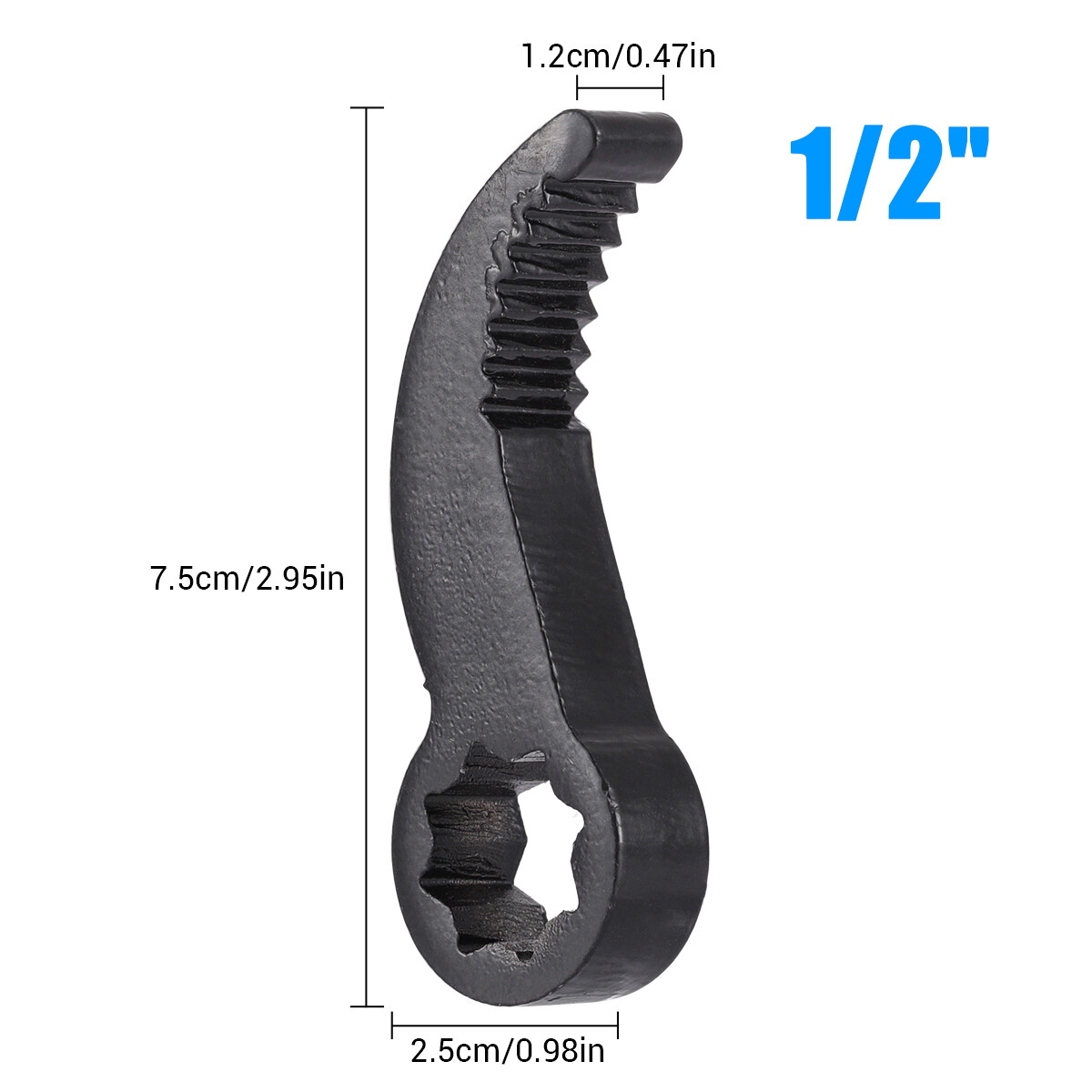 Pry Bar Wrench Adapter Head Crowbar Adapter 1/2″ 3/8″ Ratchet Car Repairing Tool