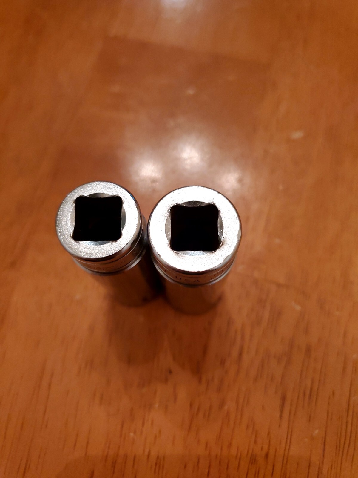 Snap On 3/8 Drive 9/16 5/8 12PT Deep Sockets Lot Of 2