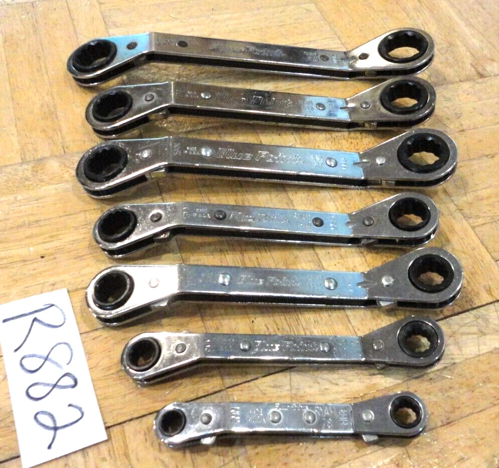 BLUE-POINT TOOLS 7 PIECE METRIC RATCHETING BOX END WRENCHES 7MM-21MM