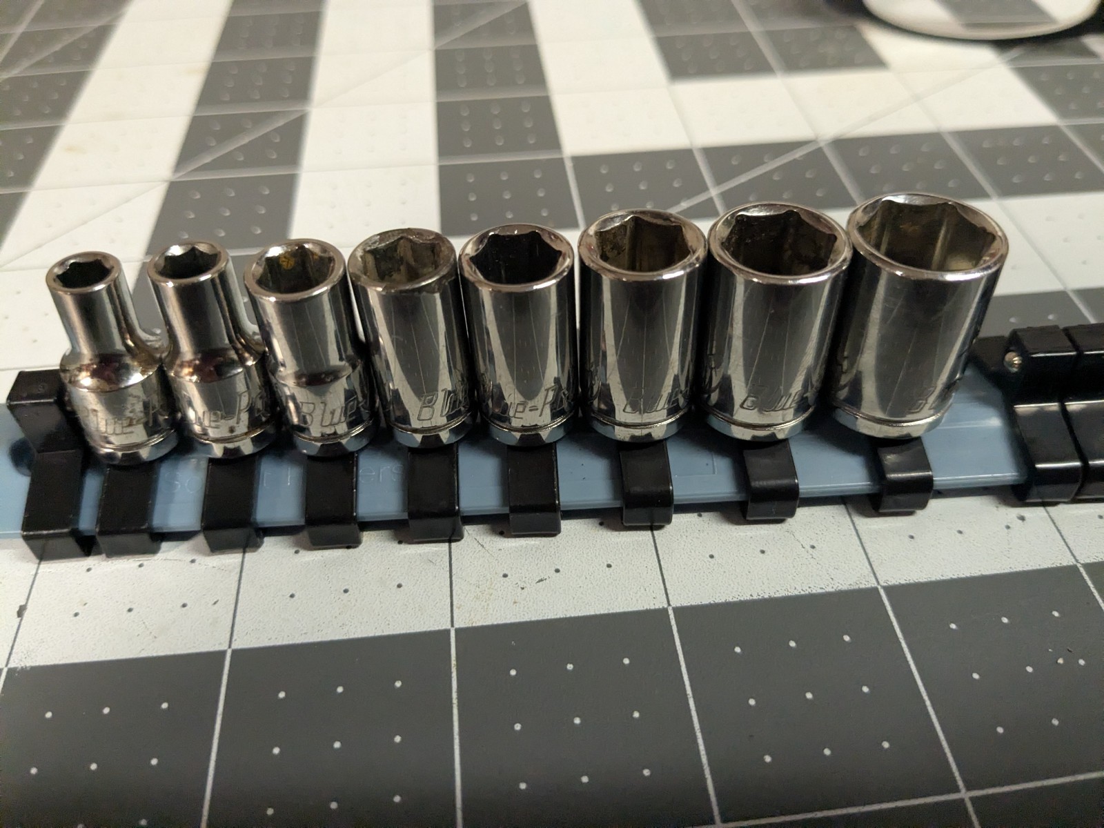 Blue Point 1/4 Socket Set, Metric and SAE, 21 Pieces