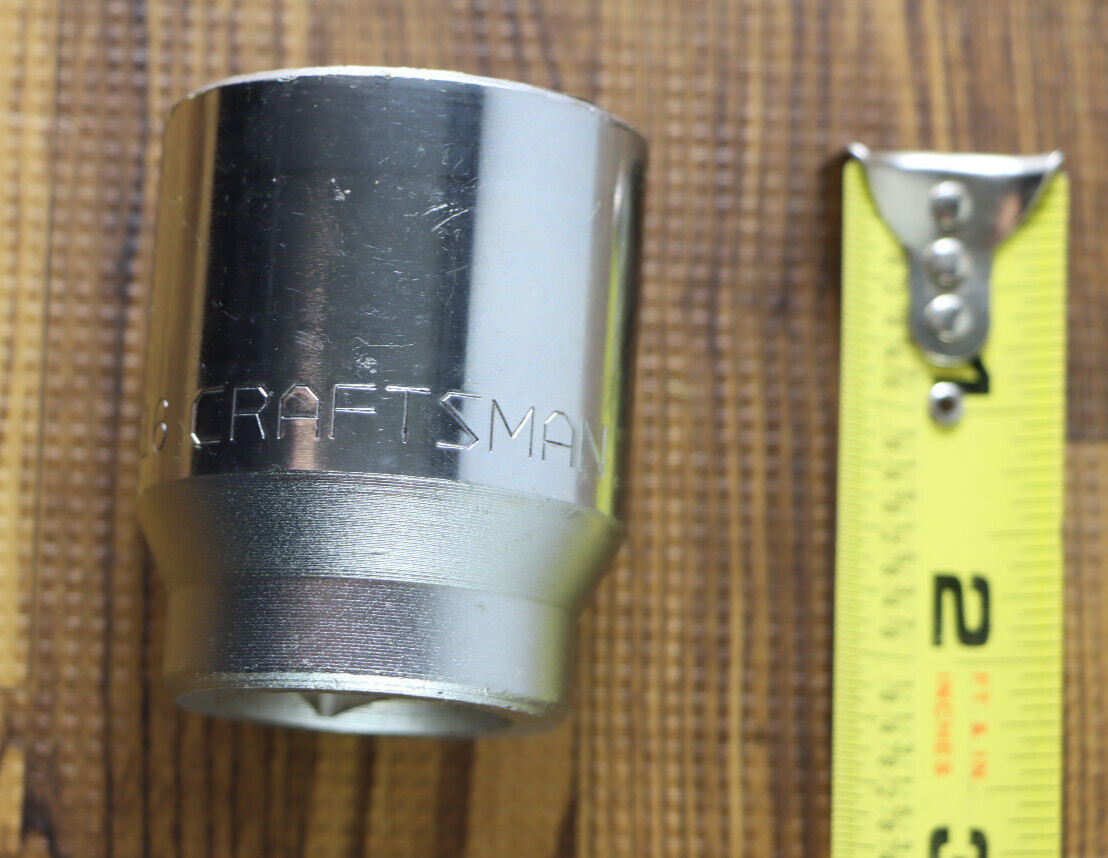 Craftsman 1-7/16» SAE 3/4» Drive 12 Point Chrome Socket 47551 =V= USA