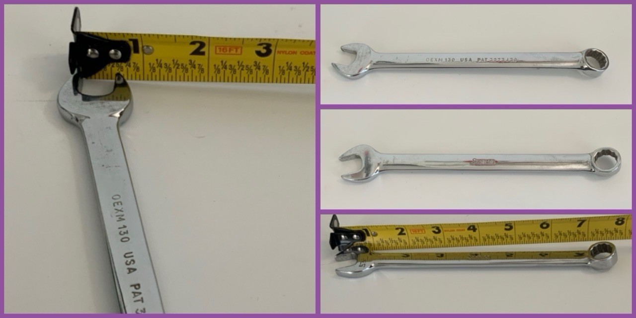 SNAP ON Combination Wrenches SET OF 8—10/11/13/14/15/16/17/18 mm 12 Pt-Flank Dry