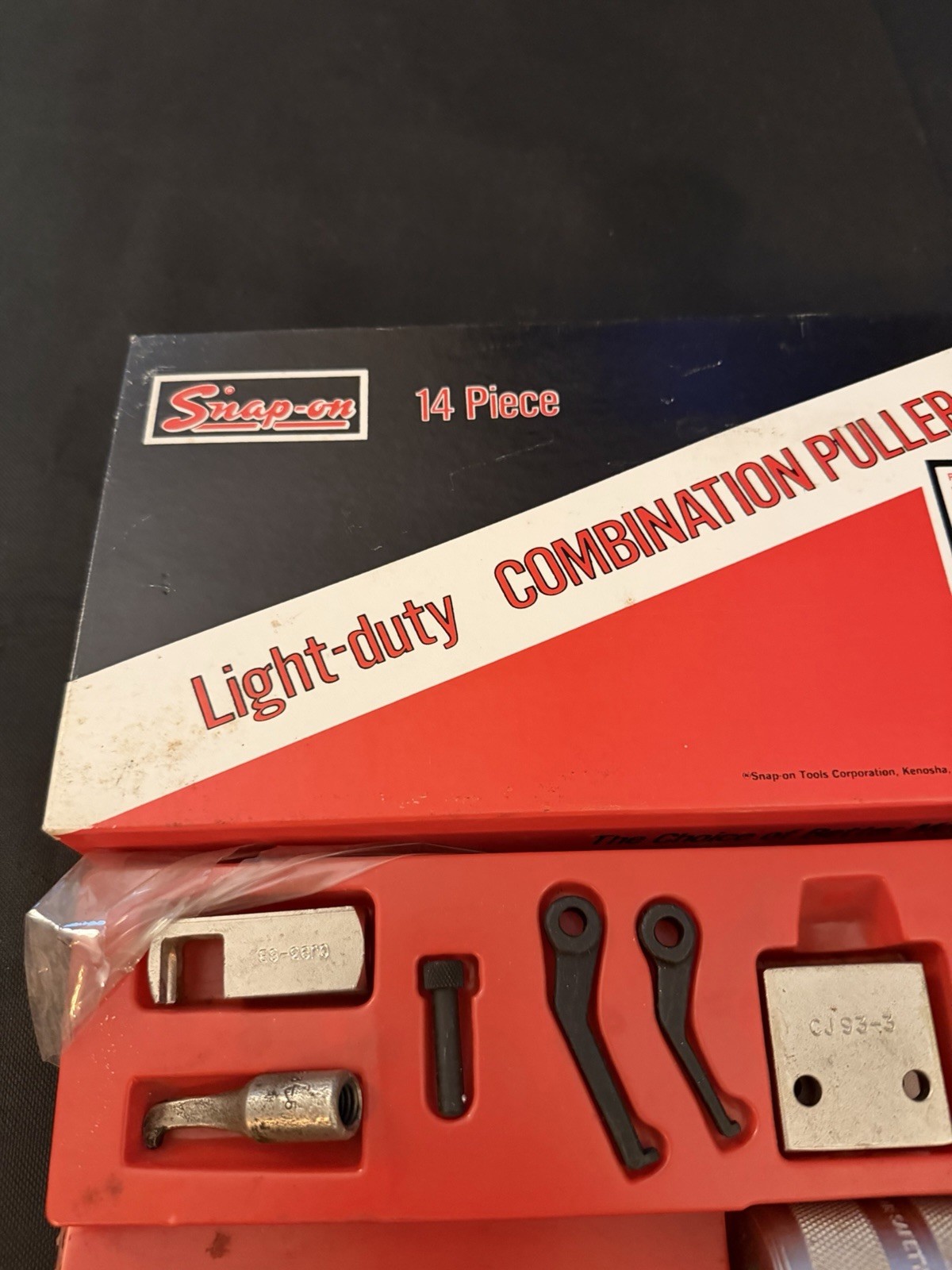 Snap-On CJ93B, 14-Piece Light Duty Combination Puller Set W Slide Hammer CJ125-6