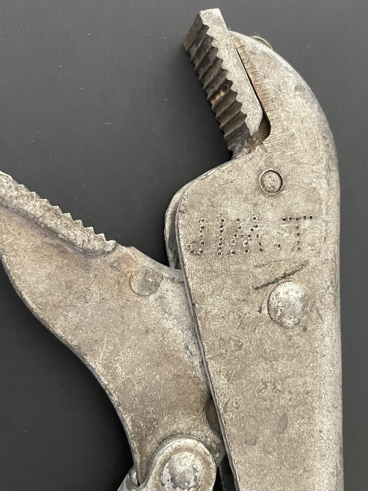 Vintage KNU-VISE USA VW-10 Locking 9 In Vise Grip Pliers VW10 Knu Vise