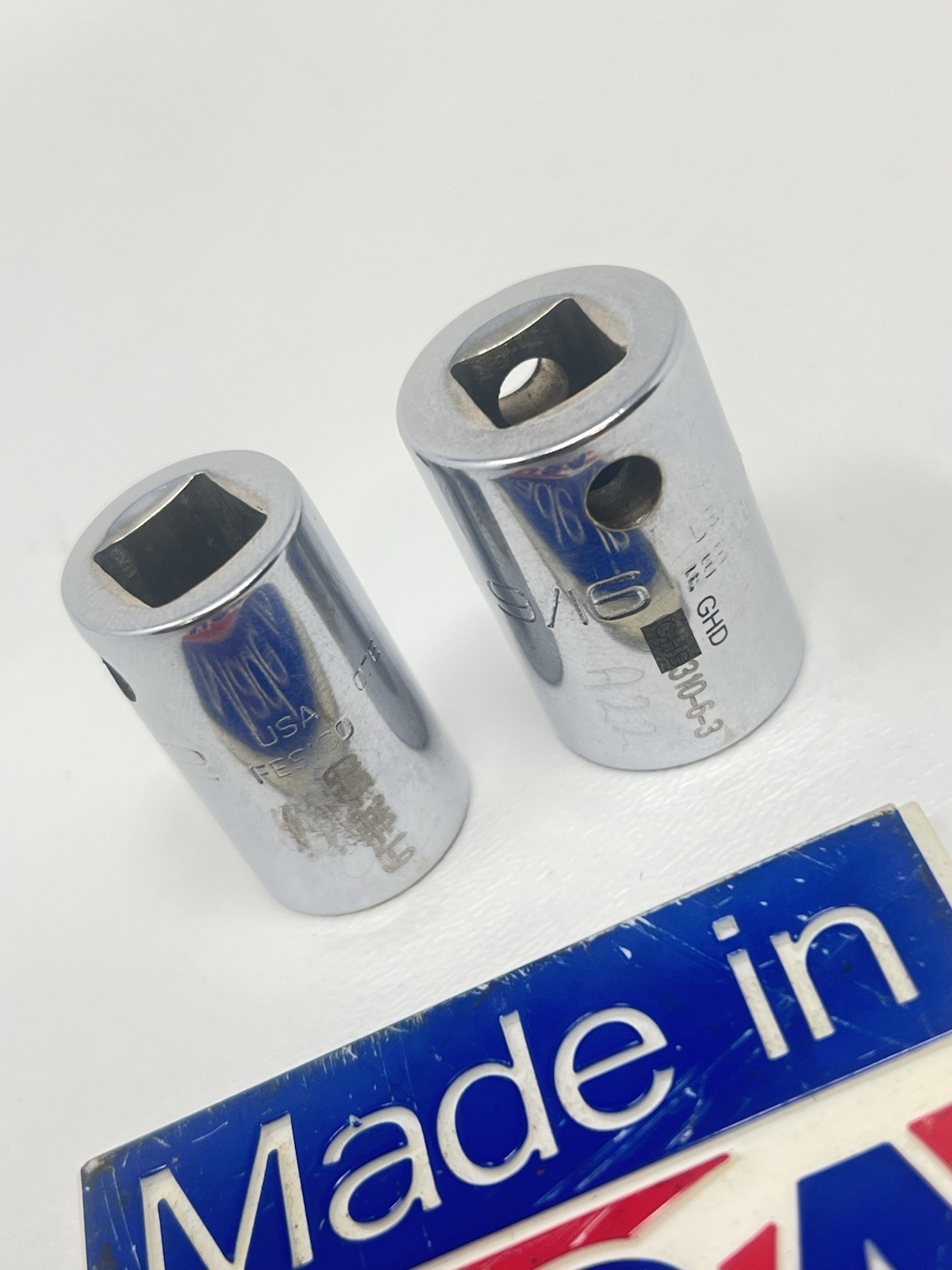 Snap On 3/8″ Drive 1/2” & 9/16″ Spline Shallow Sockets FES160 FES180 Aviation