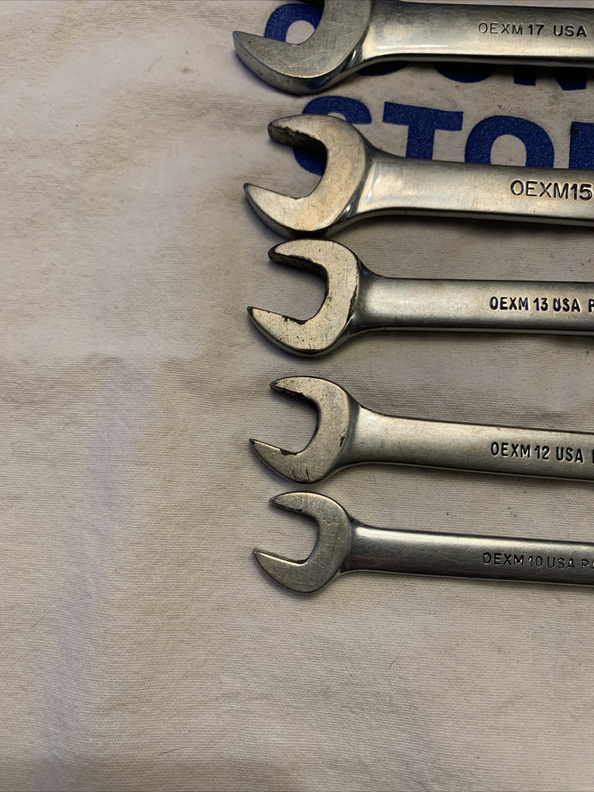 Snap-on 7pc 12pt Short Combination Metric Wrenches (10mm OEXM10 – 19mm OEX19)