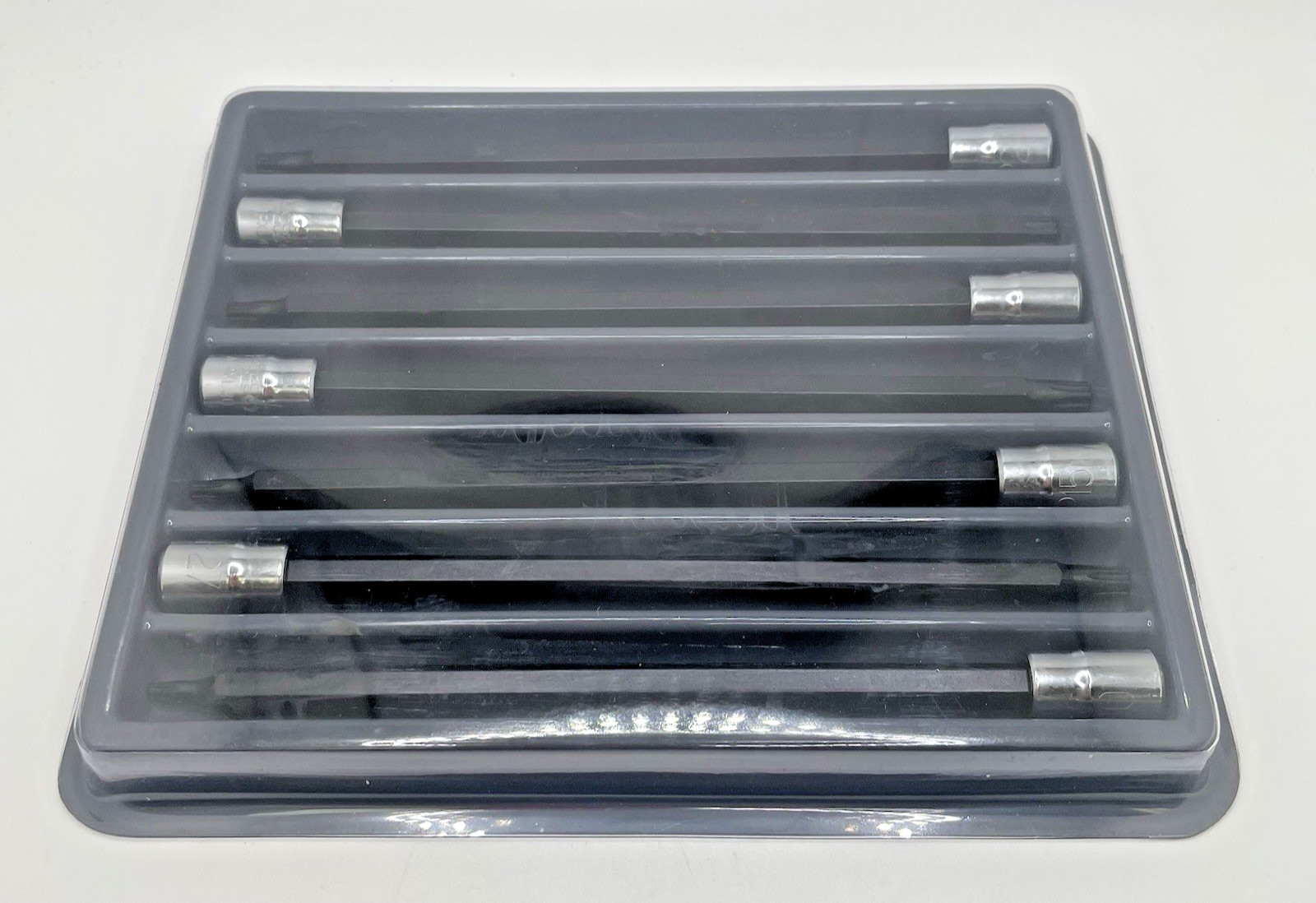 Matco Tools 7pc 1/4″ Drive Extra Long IP10-IP40 Torx Driver Bit Socket Set #T6