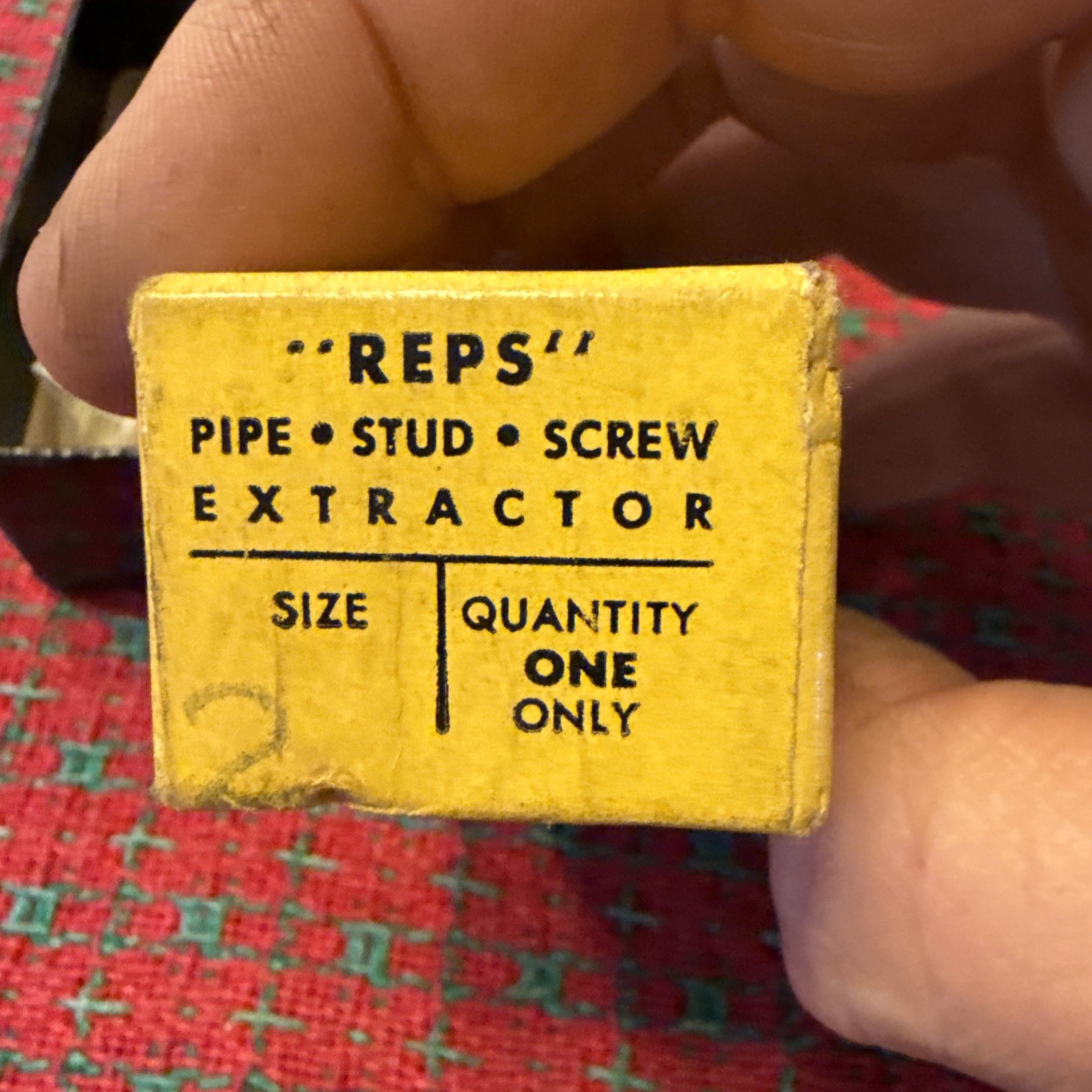 Reps #2 Pipe & Bolt Extractor Walton 50002 1/4″ Pipe NPT 1/2″ Bolt USA Walton