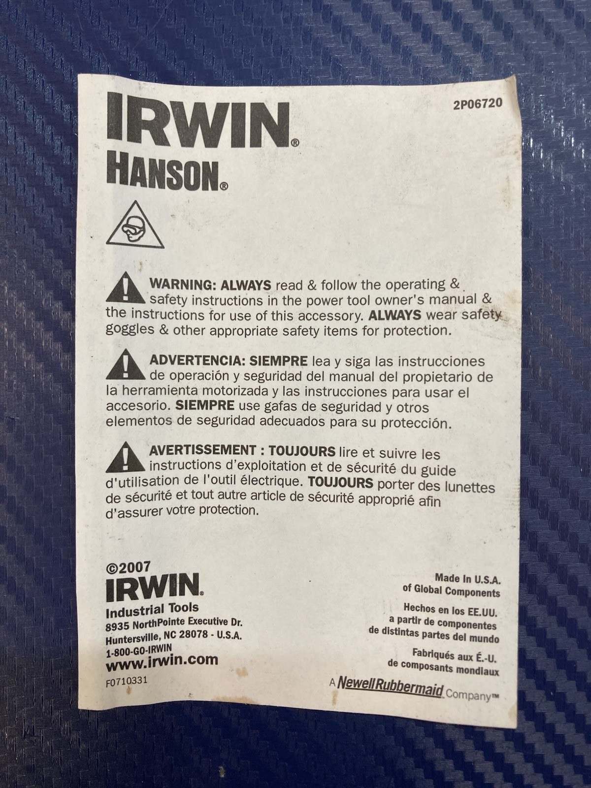 Hanson Irwin 53227 Multi-Spline Ext Set Size Range: 1/8″ – 7/8″ 25 piece set