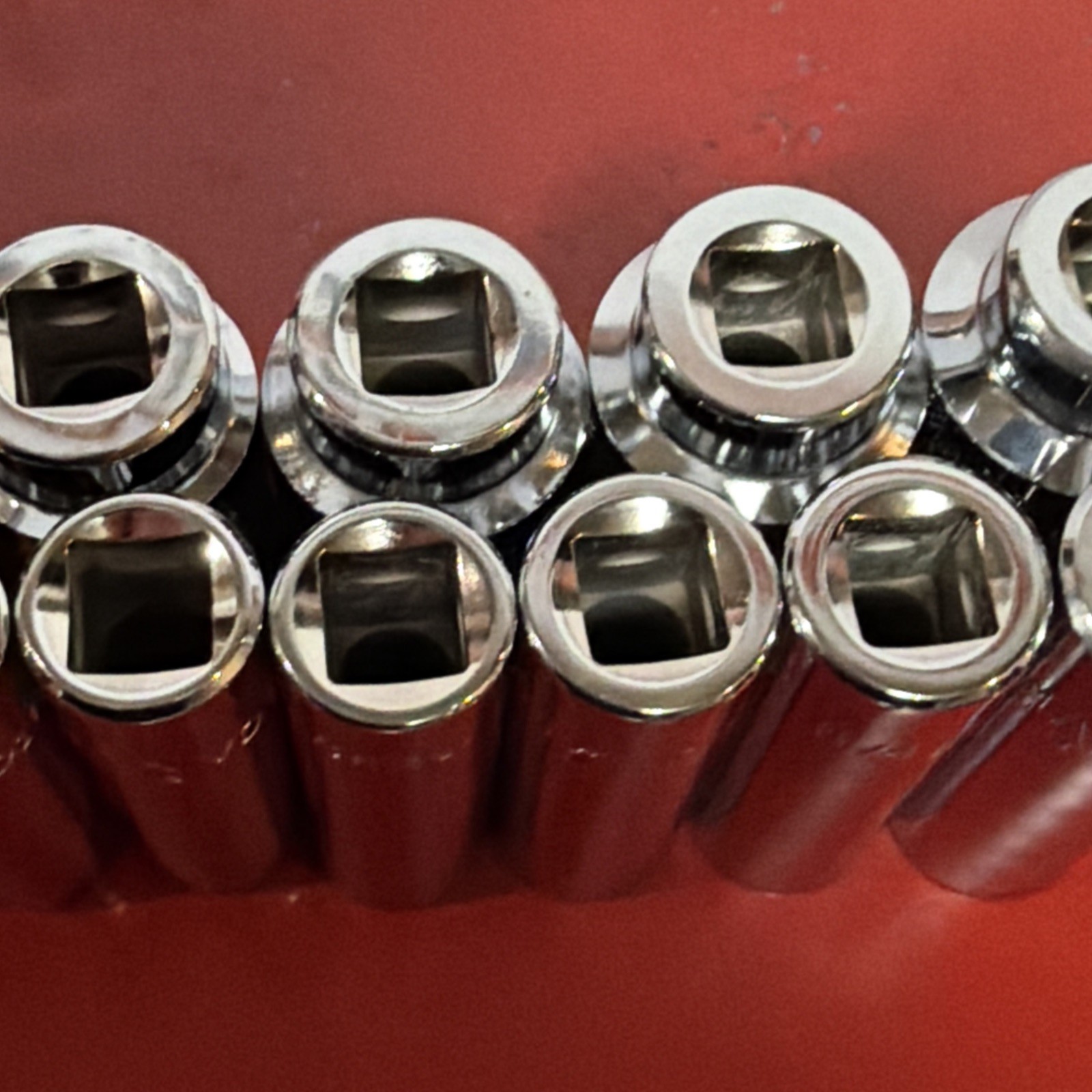 Mac Tools SAE Deep Socket Set 1/2” Drive 6pt 7/16” to 1-1/8” SVD126TR NEW READ!