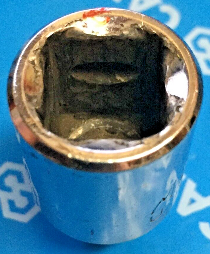 Mac Tool A1612 Chrome 1/2 to 3/8″ Socket Adapter USA 1.5″L 1993 Good 8/10 E