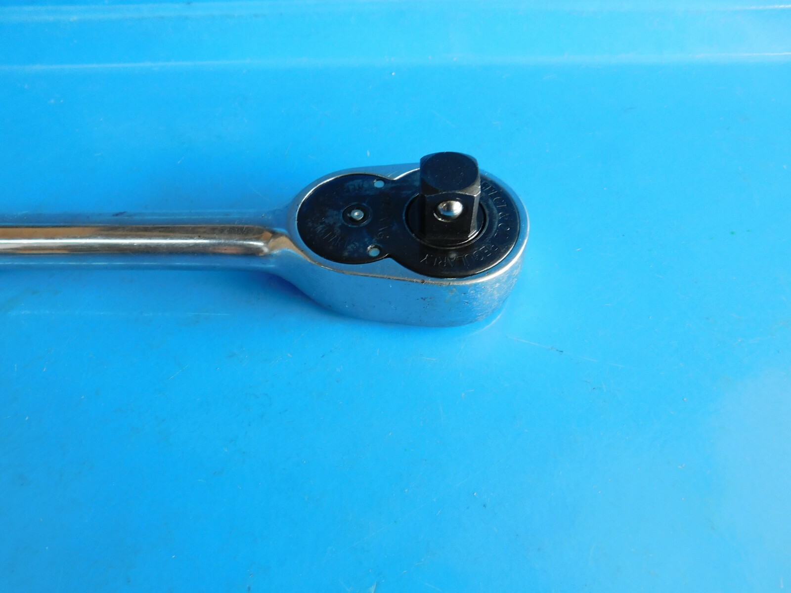USED, SNAP ON TOOLS 1/2 IN. DR. SHORT HANDLE HEAD RATCHET, PART #S710