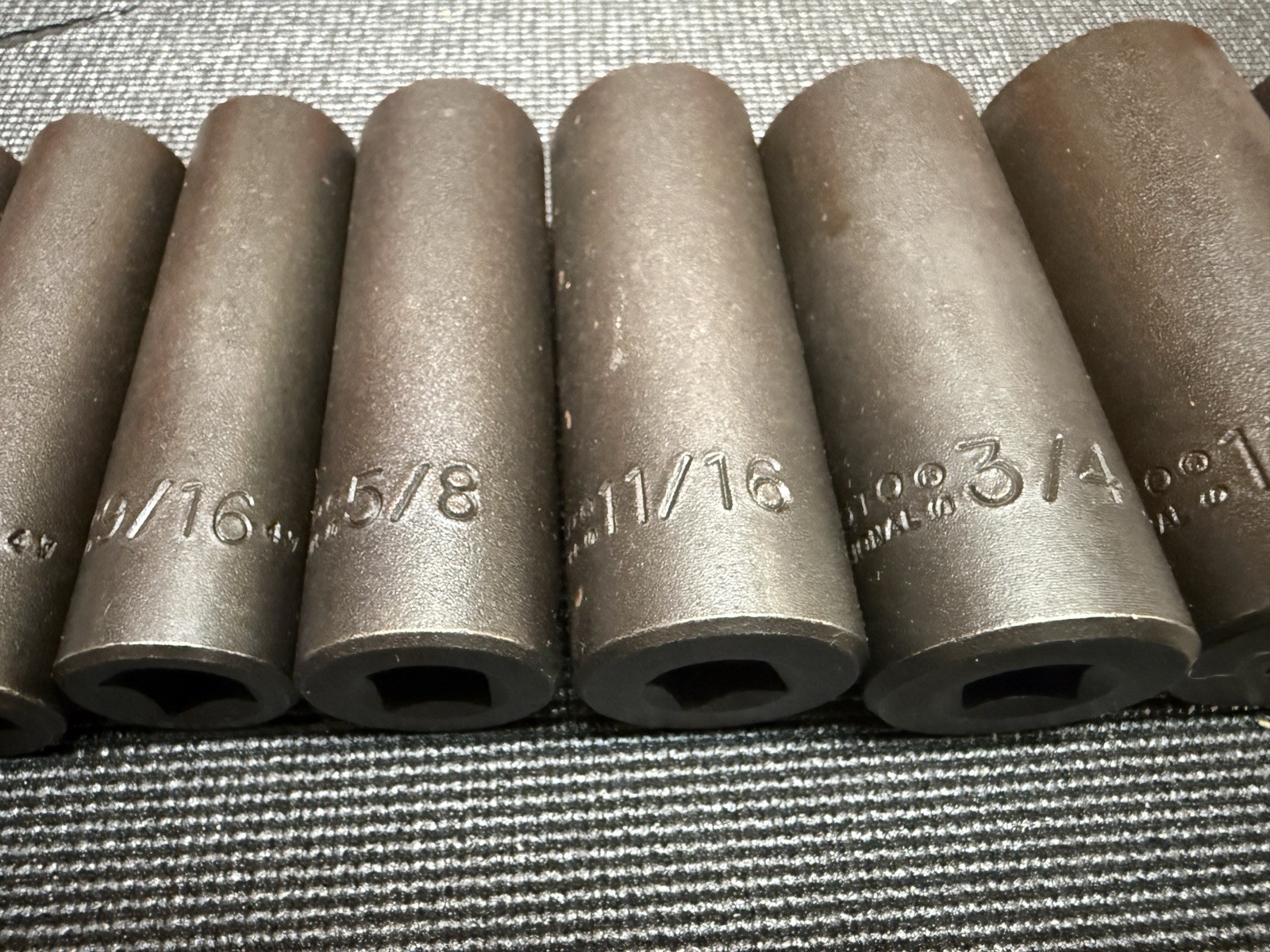 Proto 3/8 Drive Deep Well Impact Socket Set 12pc