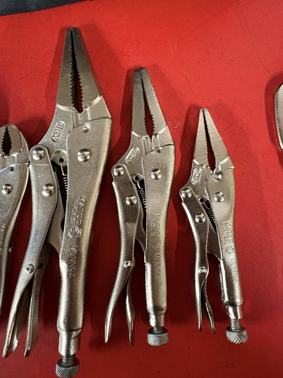 Mac Tools 10 Pc Locking plier set with bag New