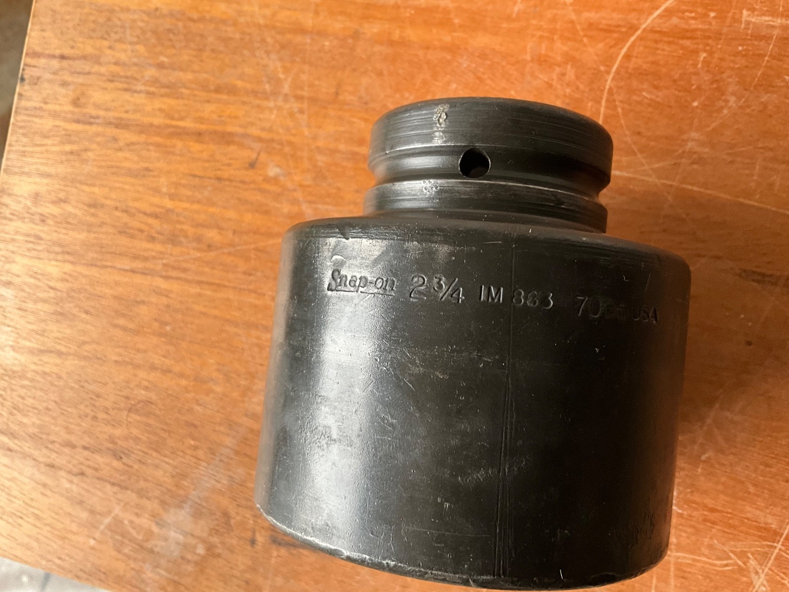 Large Snap On Tools 2 3/4″ Impact Socket 70mm 1″ drive Mechanic # im 883