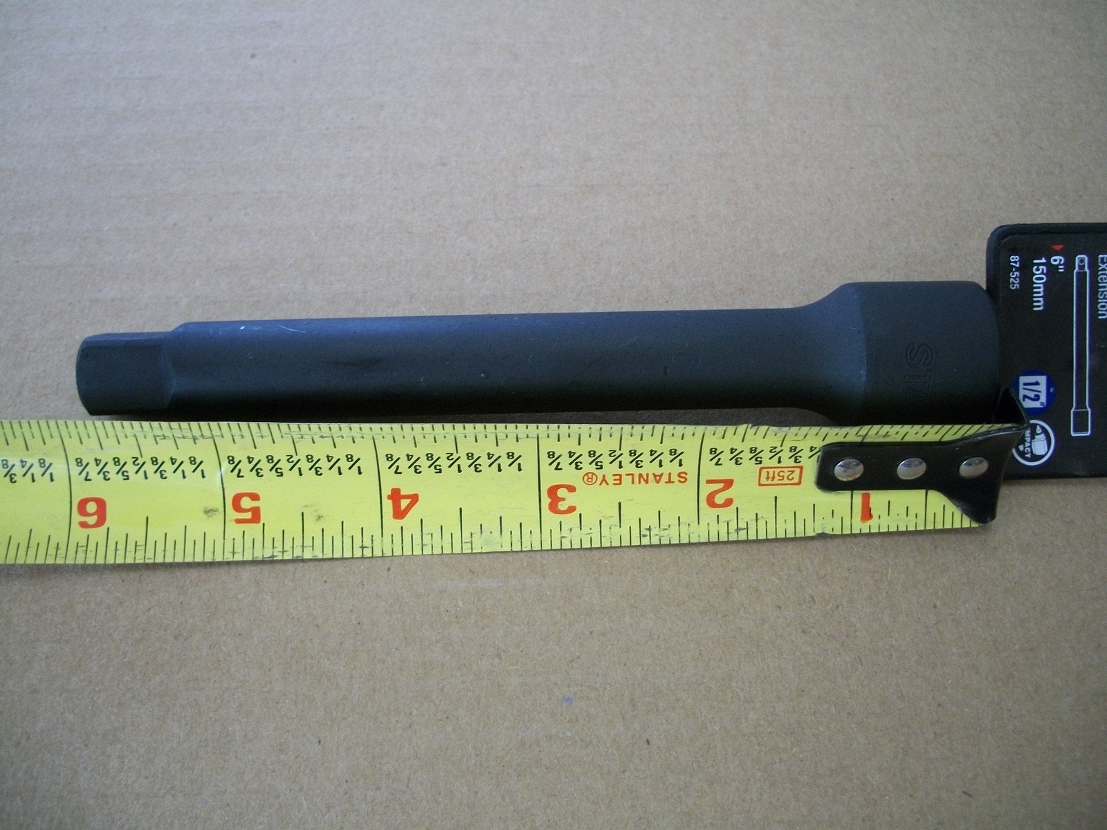 New Stanley 6 inch 1/2 inch Drive Impact Exention