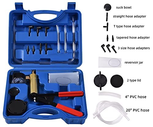 Tester Brake Fluid Bleeder Kit + Blue BOX 21X Hand Held Vacuum Pressure Pump