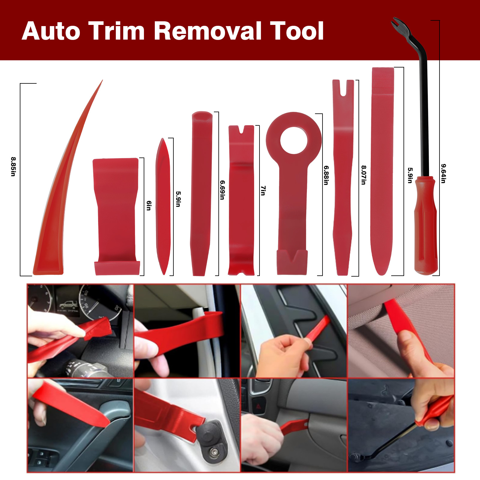 NEW 23 PCS Car Repair Tool Kit Professional Emergency Tool Kits with carry Bag