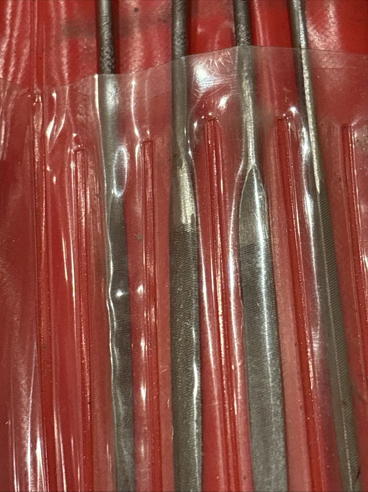 Snap-On 11pc Swiss Pattern Miniature File Set with 2 Handles Model HBFN120A