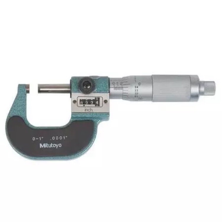 Mitutoyo 193-211 Mitutoyo 193 211 0 1″ Mechanical Outside Micrometer Analog