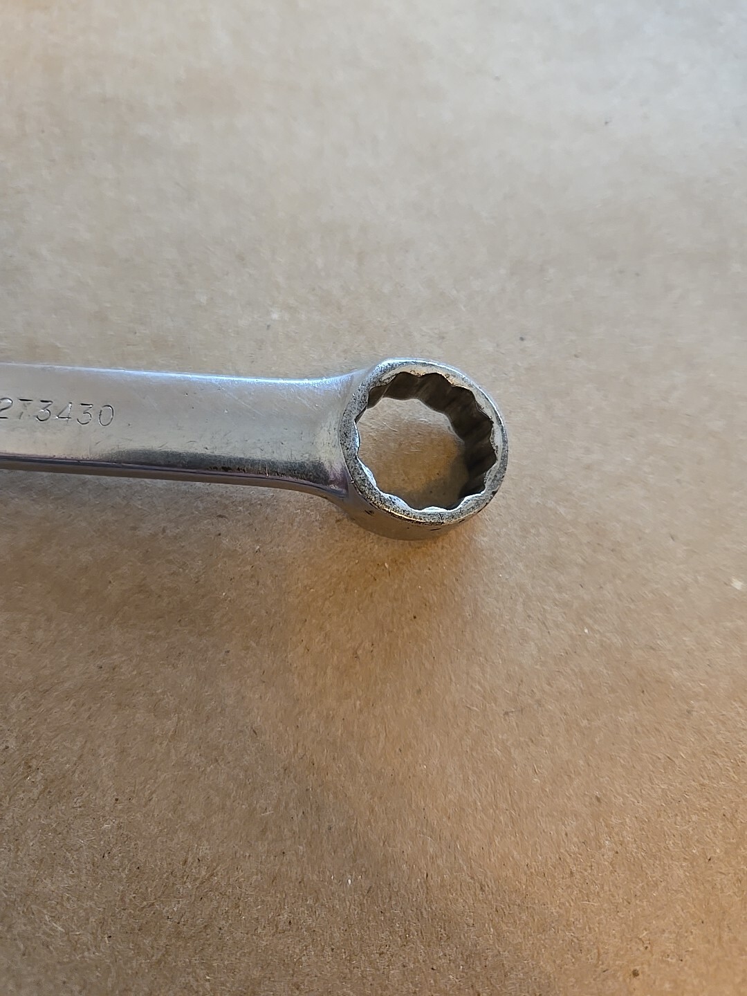 Snap On 9/16″ 12PT Short Chrome Combination Wrench OEX180