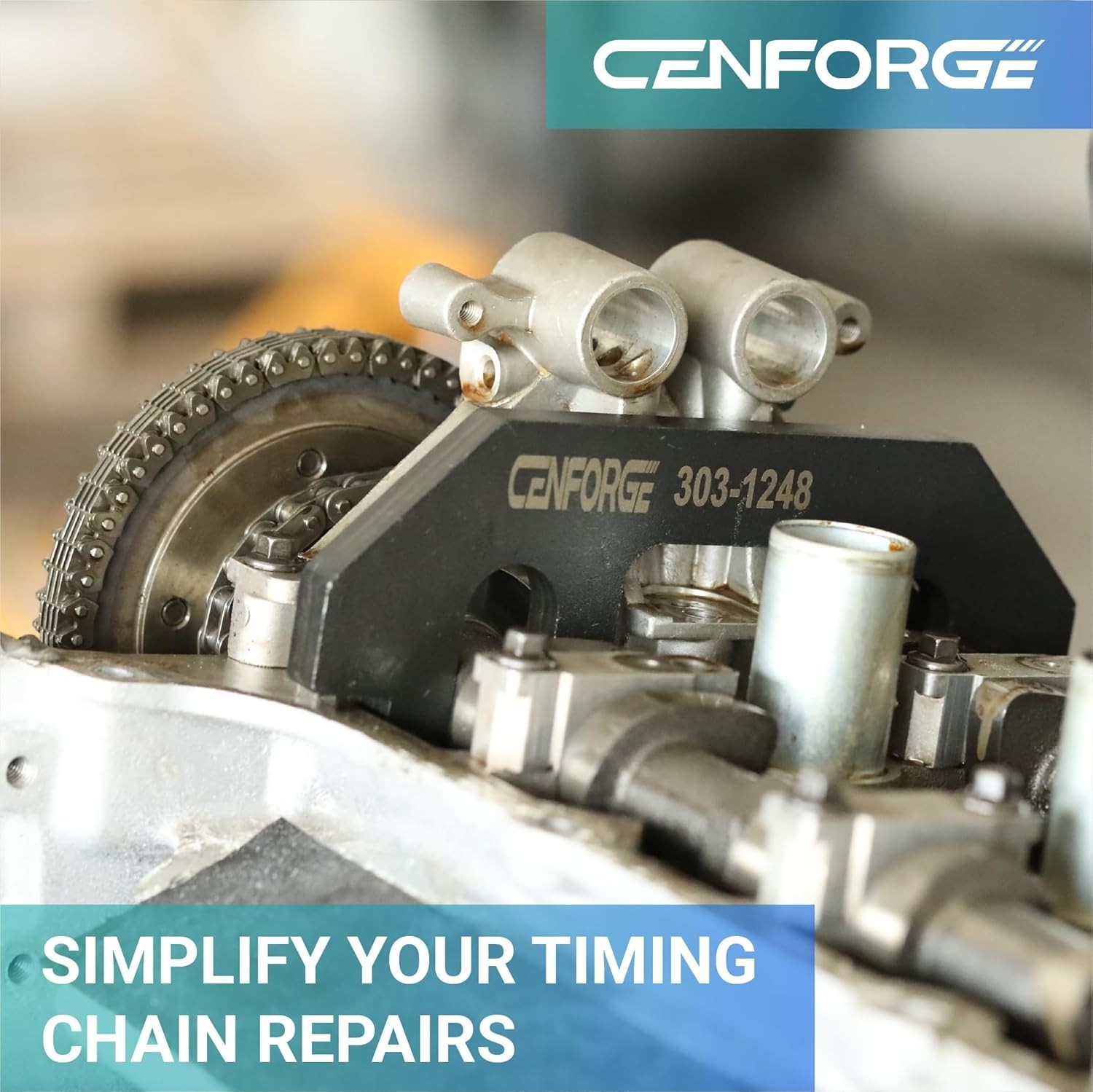 303-1248 7PC Camshaft Holding Timing Tool Kit for Ford 3.5L & 3.7L 4V Engine,