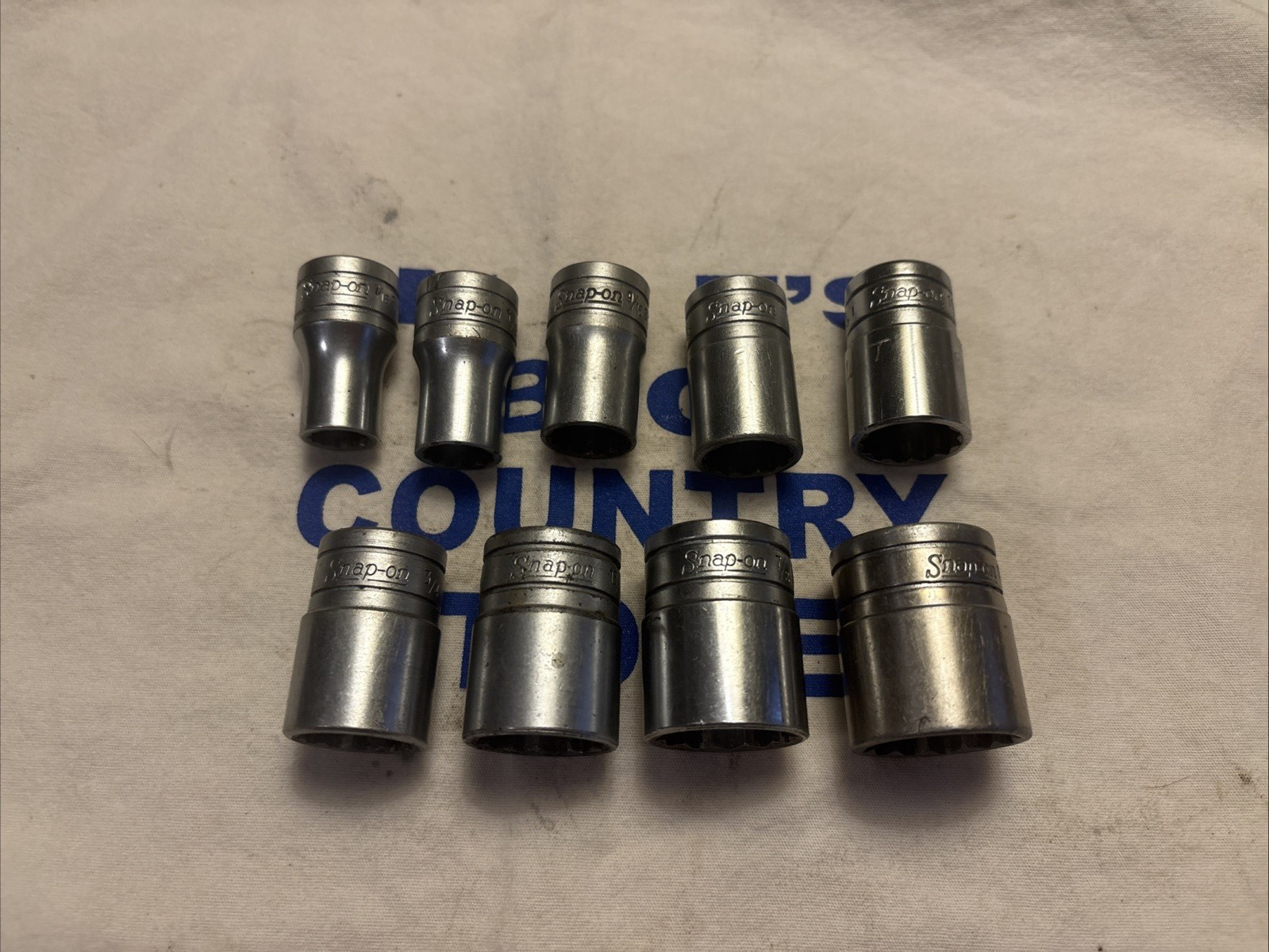 Snap-on Tools USA 1/2″ Drive SAE 12pt Shallow Chrome 9pc Socket Set 7/16-15/16″
