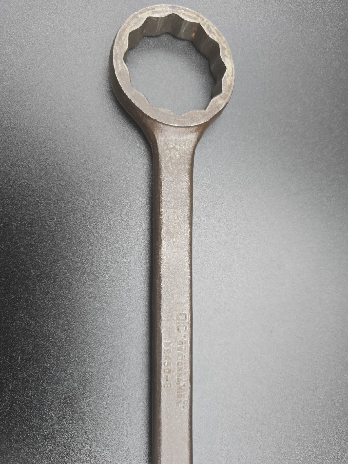 Vintage OTC Owatonna 450-E 1-1/2″ 12 Point Box End Wrench USA Heavy Tool 12.5 in