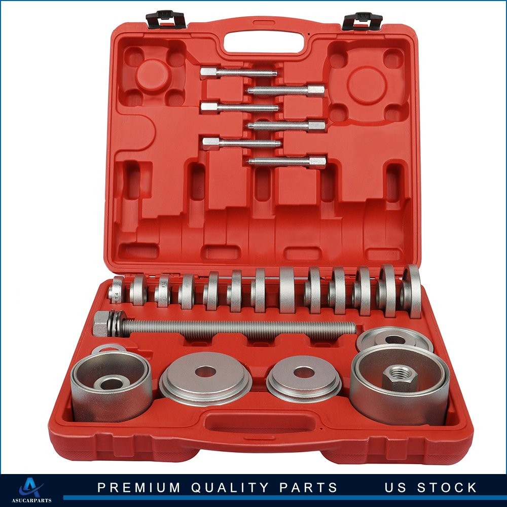 ?31Pcs Front Wheel Drive Hub Bearing Puller Remover Install Removal Tool Kit Set