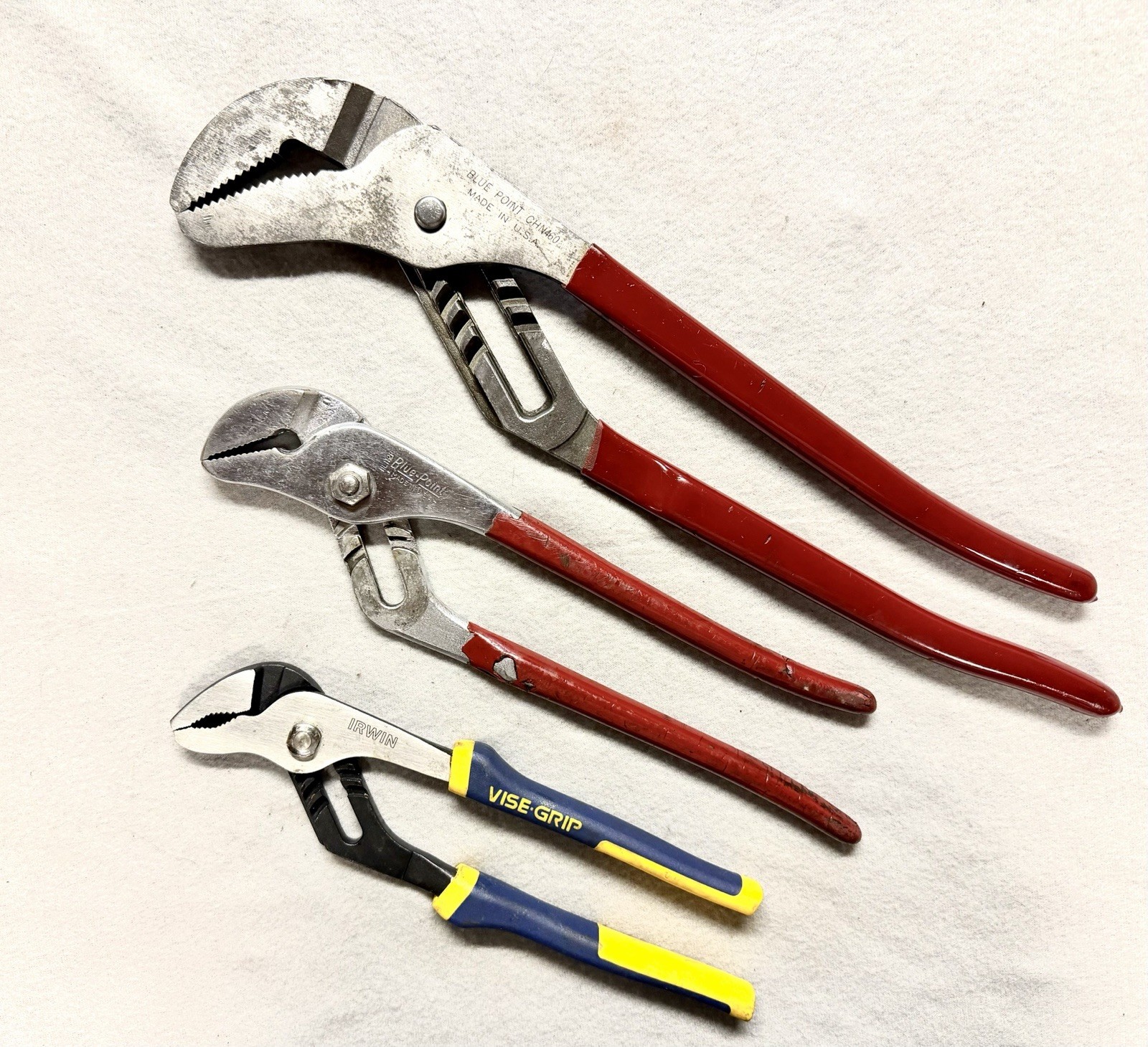 Blue Point By Snap On Pliers Lot Matco Cutters Proto Hose Clamp Mechanic Tools