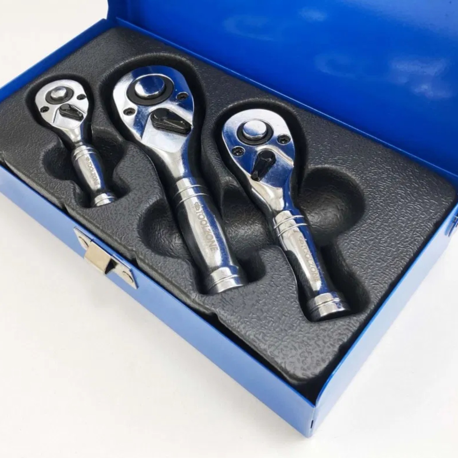 Stubby Ratchets 1/4 3/8 1/2in Drive Quick Release Reversible Ratcheting WRENCH