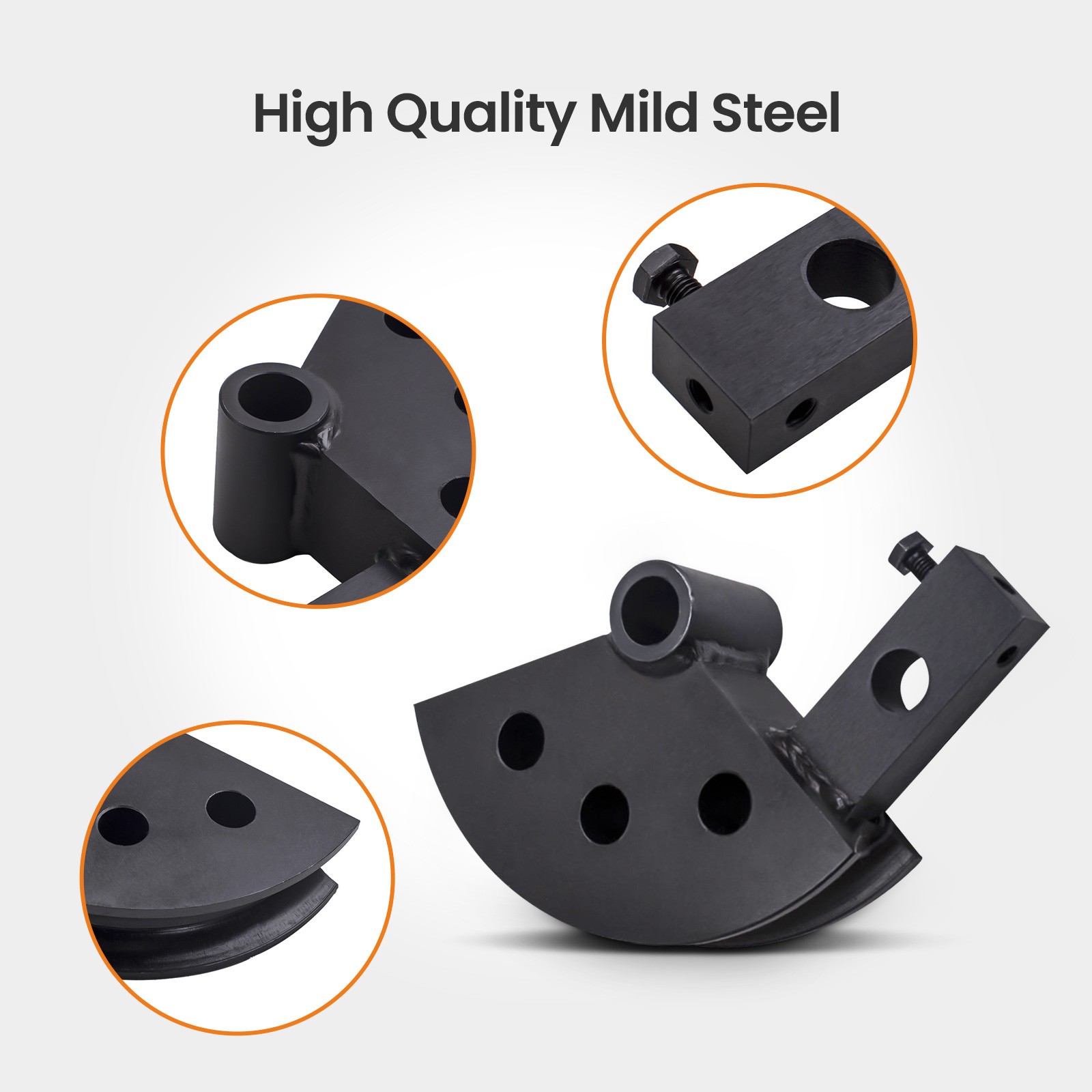 1 Set Bender fit for Die 1.50 in. Round Tubing 5 inch Fan-shaped block welding