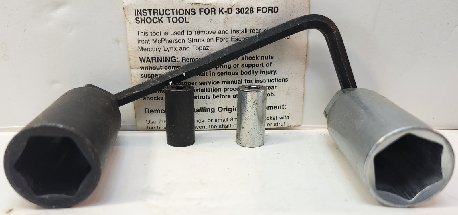 KD Tools 3028 Ford Shock / Strut Tool Kit for Escort Lynx Topaz Tempo Used 5 pic