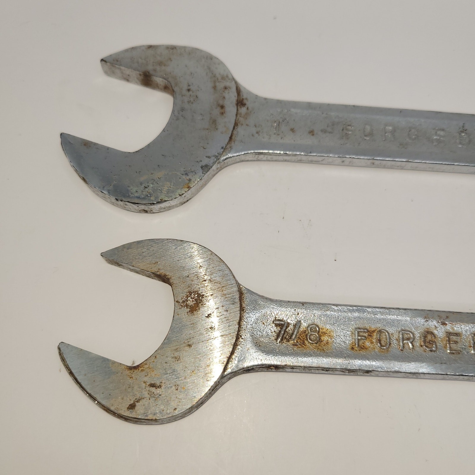 2 9 inch open end SAE 1” x 15/16” 7/8” x 13/16” USA